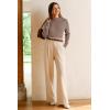 image:imageArachampCloz Womens Wool Blend Fall Sweaters Mock Neck Business Casual OutfitsCamel