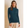 image:imageArachampCloz Womens Wool Blend Fall Sweaters Mock Neck Business Casual OutfitsDark Blue
