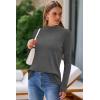 image:imageArachampCloz Womens Wool Blend Fall Sweaters Mock Neck Business Casual OutfitsDark Gray