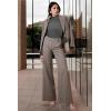 image:imageArachampCloz Womens Wool Blend Fall Sweaters Mock Neck Business Casual OutfitsDark Gray