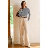 image:imageArachampCloz Womens Wool Blend Fall Sweaters Mock Neck Business Casual OutfitsGrey