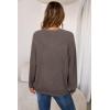 image:imageArachampCloz Womens Wool Blend Oversized Sweaters Crewneck Casual Outfits Fashion Spring TopsCoffee