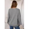 image:imageArachampCloz Womens Wool Blend Oversized Sweaters Crewneck Casual Outfits Fashion Spring TopsGray