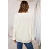 image:imageArachampCloz Womens Wool Blend Oversized Sweaters Crewneck Casual Outfits Fashion Spring TopsWhite