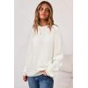 image:imageArachampCloz Womens Wool Blend Oversized Sweaters Crewneck Casual Outfits Fashion Spring TopsWhite