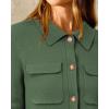 image:imageArachampCloz Womens Wool Blend Spring Fashion Button Down Cropped Cardigan Sweaters 2026Army Green