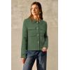 image:imageArachampCloz Womens Wool Blend Spring Fashion Button Down Cropped Cardigan Sweaters 2026Army Green