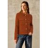 image:imageArachampCloz Womens Wool Blend Spring Fashion Button Down Cropped Cardigan Sweaters 2026Brick Red