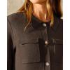 image:imageArachampCloz Womens Wool Blend Spring Fashion Button Down Cropped Cardigan Sweaters 2026Coffee