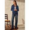 image:imageArachampCloz Womens Wool Blend Spring Fashion Button Down Cropped Cardigan Sweaters 2026Dark Navy