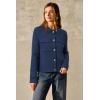 image:imageArachampCloz Womens Wool Blend Spring Fashion Button Down Cropped Cardigan Sweaters 2026Dark Navy