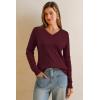 image:imageArachampCloz Womens Wool Blend Spring Sweaters Business Casual OutfitsCablewine Red