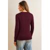 image:imageArachampCloz Womens Wool Blend Spring Sweaters Business Casual OutfitsCablewine Red