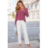 image:imageArachampCloz Womens Wool Blend Spring Sweaters Business Casual OutfitsRose Red