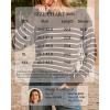 image:imageArachampCloz Womens Wool Blend Striped Boat Neck Fall Dressy Casual Sweater Tops 2025Coffee and White