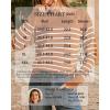 image:imageArachampCloz Womens Wool Blend Striped Boat Neck Fall Dressy Casual Sweater Tops 2025Orange and White