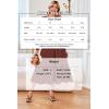 image:imageArachampCloz Womens Wool Blend Tie Waist Pleated Fall Sweater Dress 2025Brown Red