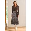 image:imageArachampCloz Womens Wool Blend Tie Waist Pleated Fall Sweater Dress 2025Coffeewhite Stripe