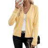 image:imageArachampCloz Womens Wool Blend Business Casual Cardigan Sweaters TopsYellow