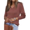 image:imageArachampCloz Womens Wool Blend Spring Sweaters Business Casual OutfitsDusty Red