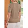 image:imageArachampCloz Womens Lightweight Short Sleeve Business Casual Cropped Cardigan TopsAcamel