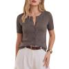 image:imageArachampCloz Womens Lightweight Short Sleeve Business Casual Cropped Cardigan TopsAcoffee