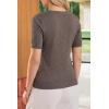 image:imageArachampCloz Womens Lightweight Short Sleeve Business Casual Cropped Cardigan TopsAcoffee