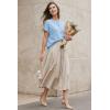 image:imageArachampCloz Womens Wool Blend Batwing Short Sleeve Button Up Summer Oversized Cardigan SweatersLight Blue