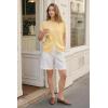 image:imageArachampCloz Womens Wool Blend Batwing Short Sleeve Button Up Summer Oversized Cardigan SweatersYellow