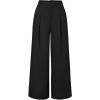 image:imageArachampCloz Womens Linen Blend Wide Leg Palazzo Pants AllSeason Business Casual Outfits Dress TrousersBlack