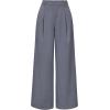 image:imageArachampCloz Womens Linen Blend Wide Leg Palazzo Pants AllSeason Business Casual Outfits Dress TrousersGrey