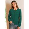 image:imageArachampCloz Womens Wool Blend Lightweight Spring Business Casual Cardigan Sweaters TopsDark Green