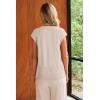 image:imageArachampCloz Womens Wool Blend Sweater Vest V Neck Button Down Cardigan Business Casual Tops 2026Apricot