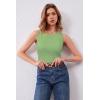 image:imageArachampCloz Womens Wool Blend Sweaters Non See Through AllSeason Business Casual Tank 2026Leaves Green