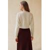 image:imageArachampCloz Womens 100 Cotton Bolero Shrug V Neck Cropped Cardigan Knit SweatersApricot