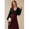 image:imageArachampCloz Womens 100 Cotton Bolero Shrug V Neck Cropped Cardigan Knit SweatersBlack