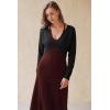 image:imageArachampCloz Womens 100 Cotton Bolero Shrug V Neck Cropped Cardigan Knit SweatersBlack
