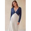 image:imageArachampCloz Womens 100 Cotton Bolero Shrug V Neck Cropped Cardigan Knit SweatersNavy