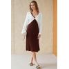 image:imageArachampCloz Womens 100 Cotton Bolero Shrug V Neck Cropped Cardigan Knit SweatersWhite