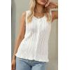 image:imageArachampCloz Womens 100 Cotton Sweater Vest Ruffle Hem Tank Summer Tops Beach Vacation Outfits 2026Beige