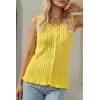 image:imageArachampCloz Womens 100 Cotton Sweater Vest Ruffle Hem Tank Summer Tops Beach Vacation Outfits 2026Yellow