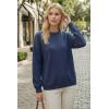 image:imageArachampCloz Womens 100 Cotton Sweaters Spring Summer Casual Relaxed Fit Cozy Sweatshirt Tops 2026Navy