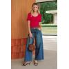 image:imageArachampCloz Womens 100 Cotton Short Sleeve Sweater Pullover Scoop Neck Lightweight Business Casual Outfits Spring Tops 2026Red