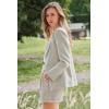 image:imageArachampCloz Womens Linen Blend Notched Lapel Open Front Blazers Work Business Casual Outfits 2026Beige