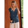 image:imageArachampCloz Womens Wool Blend Sweater Vest V Neck Button Down Cardigan Business Casual Tops 2026Camel