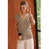 image:imageArachampCloz Womens Wool Blend Sweater Vest V Neck Button Down Cardigan Business Casual Tops 2026Dark Blue