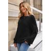 image:imageArachampCloz Women Wool Bend Soft Warm Fuzzy Loose Fit Fall Sweater 2025Balck