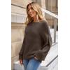 image:imageArachampCloz Women Wool Bend Soft Warm Fuzzy Loose Fit Fall Sweater 2025Coffee