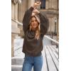 image:imageArachampCloz Women Wool Bend Soft Warm Fuzzy Loose Fit Fall Sweater 2025Coffee