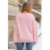 image:imageArachampCloz Women Wool Bend Soft Warm Fuzzy Loose Fit Fall Sweater 2025Pink